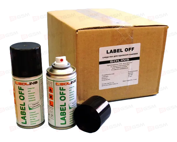 Спрей-очиститель Solins Label-Off (Для удаления наклеек; 200 мл) фото в интернет-магазине 05gsm.ru