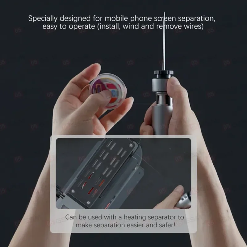 Машинка для снятия клея с дисплеев TBK BK-002A Two-in-one (С держателем проволоки) фото в интернет-магазине 05gsm.ru