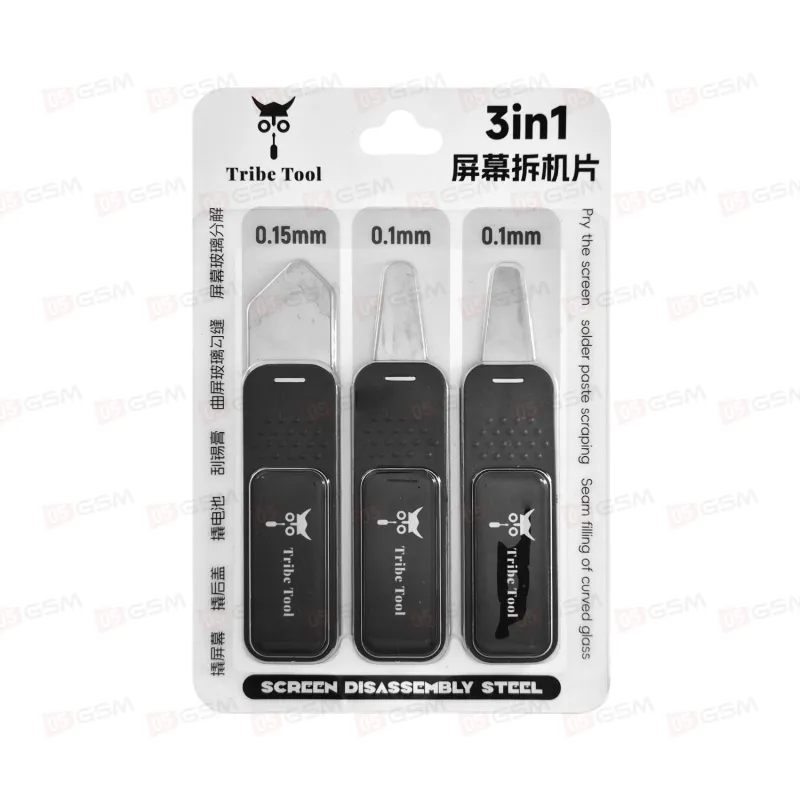Набор инструментов для вскрытия корпуса Tribe Tool (Opening key; 3 штуки) фото в интернет-магазине 05gsm.ru
