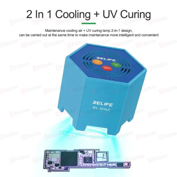 Лампа ультрафиолетовая с кулером Relife RL-014C (Умная) фото в интернет-магазине 05gsm.ru