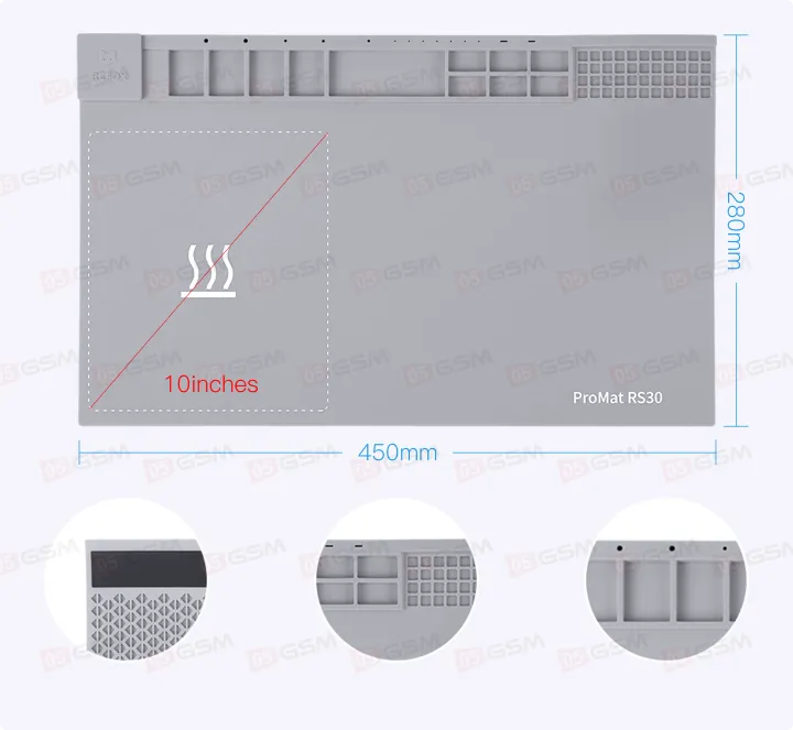 Монтажный коврик с подогревом Refox ProMat RS30 (Синий) фото в интернет-магазине 05gsm.ru