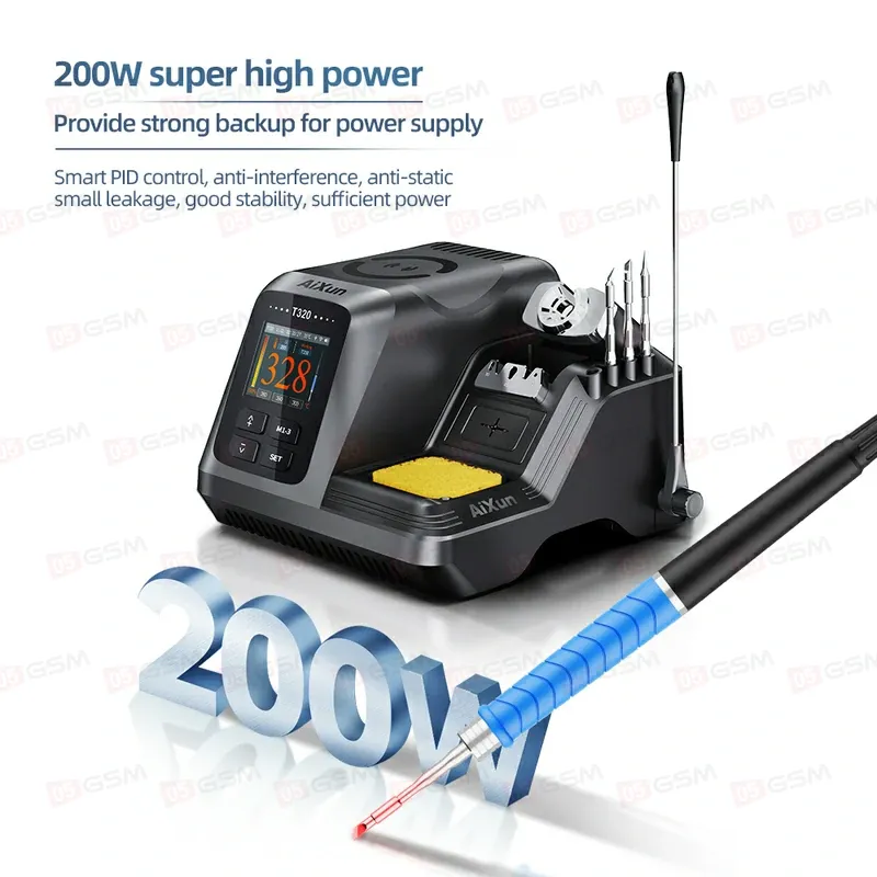 Паяльная станция Aixun T320 (Ручка 210 и 3 жала) фото в интернет-магазине 05gsm.ru