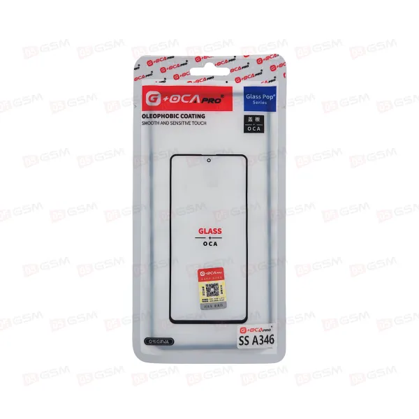 Стекло + OCA (G+OCA) Samsung A346 черный фото в интернет-магазине 05gsm.ru