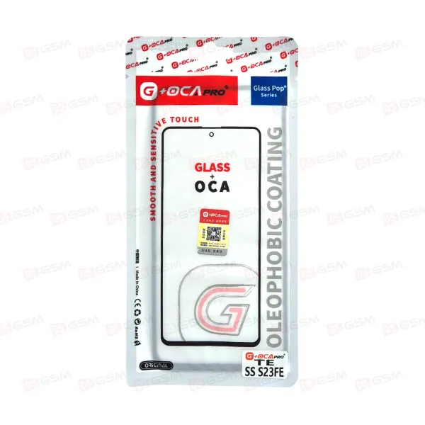 Стекло + OCA (G+OCA) Samsung S23 FE черный (Tempered Glass) фото в интернет-магазине 05gsm.ru