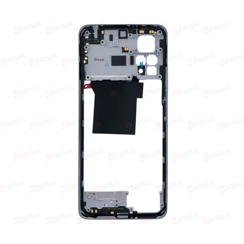 Корпус (средняя часть) Redmi Note 12 Pro 4G белый фото в интернет-магазине 05gsm.ru