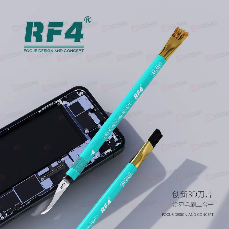 Набор лезвий с держателем RF4 RF-KB11 (С щетками для микросхем) фото в интернет-магазине 05gsm.ru