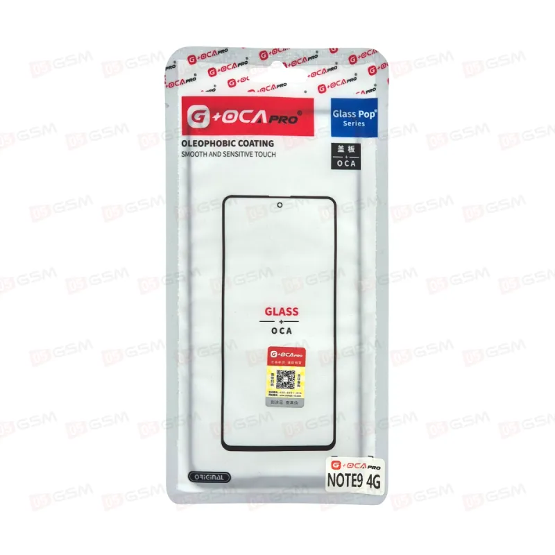 Стекло + OCA (G+OCA) Redmi Note 9 фото в интернет-магазине 05gsm.ru