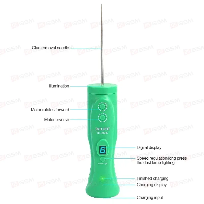Машинка для снятия клея с дисплеев Relife RL-056E фото в интернет-магазине 05gsm.ru