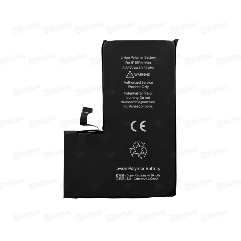Аккумулятор со статусом подлинной детали iPhone 15 Pro Max (JCID; Genuine; High capacity; 4780 мАч) фото в интернет-магазине 05gsm.ru
