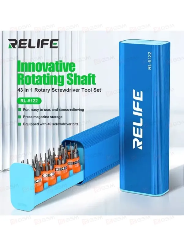 Набор отверток Relife RL-5122 (43 в 1) фото в интернет-магазине 05gsm.ru