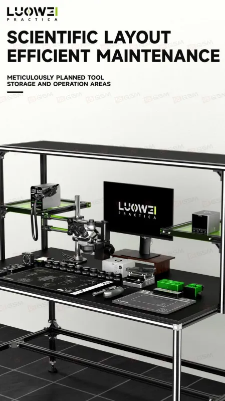 Рабочий стол мастера Luowei LW-A1 Mini (155x150x80 cм) фото в интернет-магазине 05gsm.ru