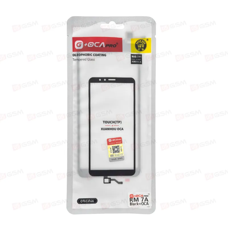 Сенсор + OCA (G+OCA) Redmi 7A черный фото в интернет-магазине 05gsm.ru