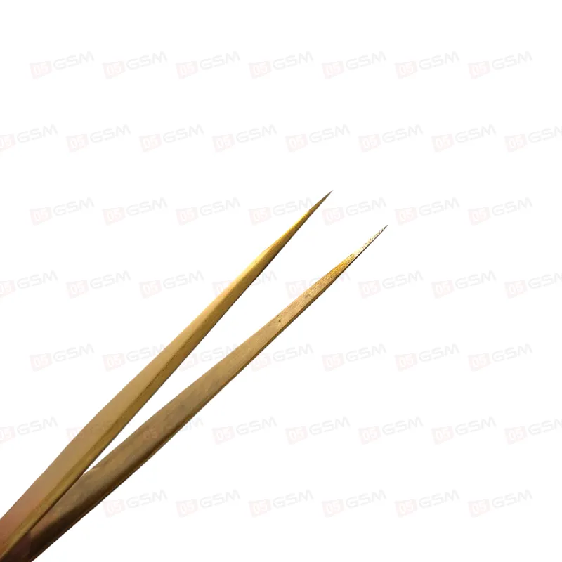 Пинцет прямой Feixiang (Золотой) фото в интернет-магазине 05gsm.ru