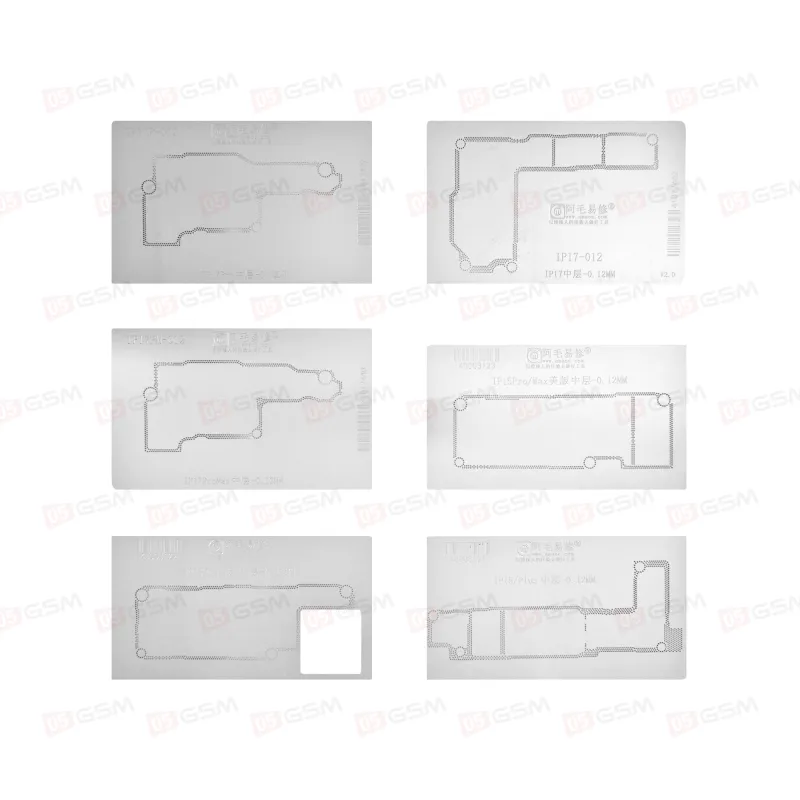 Монтажная платформа Amaoe 31 in 1 для iPhone X-17 Pro Max (Middle Frame) фото в интернет-магазине 05gsm.ru