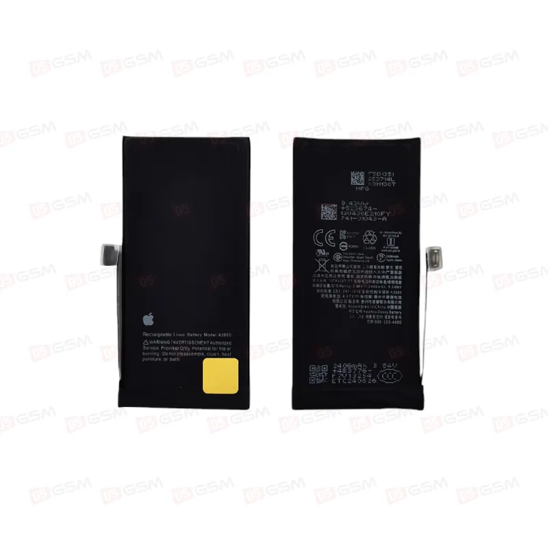 Аккумулятор без ошибки iPhone 13 Mini (05GSM 100%-2; 2406 мАч; гарантия 1 год) фото в интернет-магазине 05gsm.ru