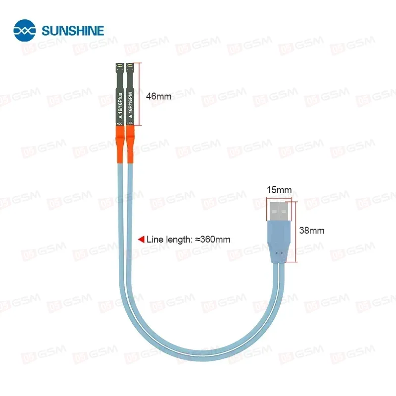 Кабель для питания Sunshine SS-908G (iPhone 16 series) фото в интернет-магазине 05gsm.ru