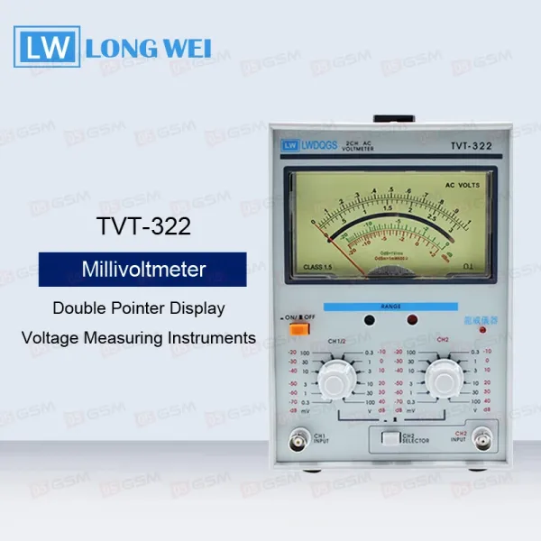 Двухканальный милливольтметр LWDQGS TVT-322 фото в интернет-магазине 05gsm.ru