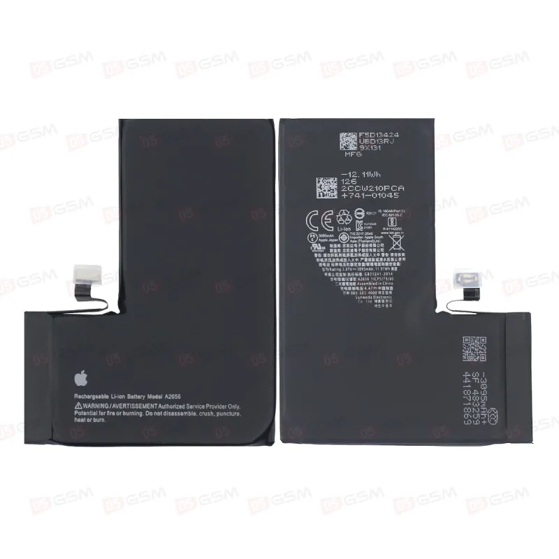 Аккумулятор iPhone 13 Pro (05GSM; 3095 мАч; гарантия 1 год) фото в интернет-магазине 05gsm.ru