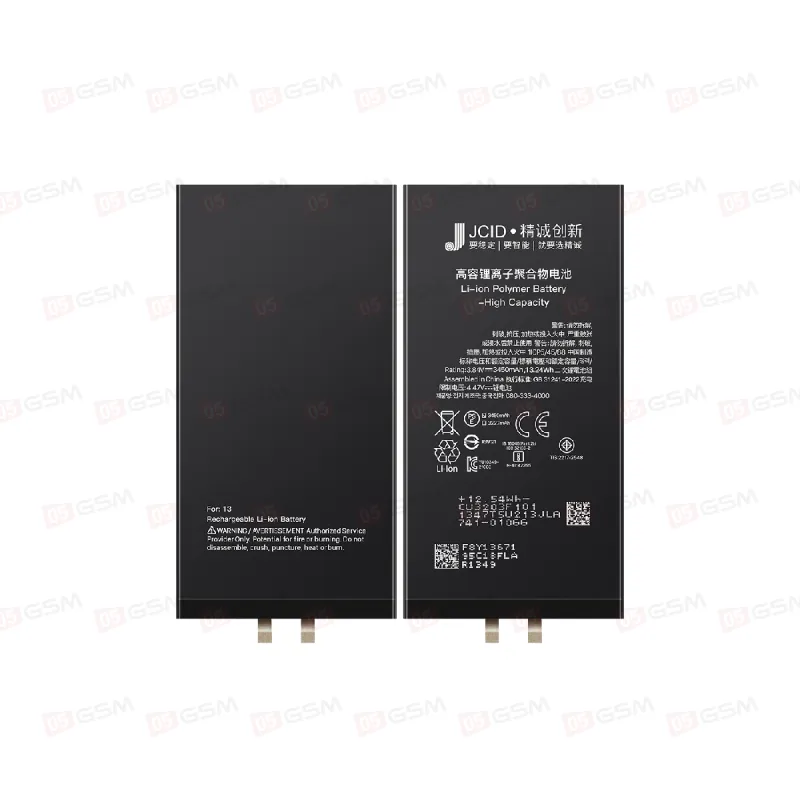 Аккумулятор усиленный без шлейфа iPhone 13 (JCID; High Capacity Cell; 3500 мАч) фото в интернет-магазине 05gsm.ru