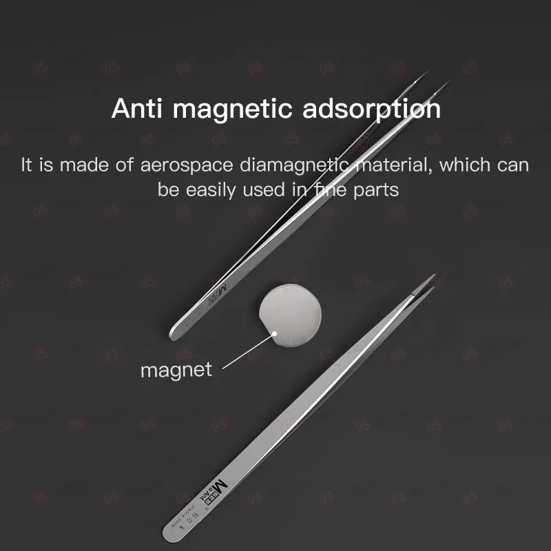 Пинцет прямой MaAnt 007 (Немагнитный) фото в интернет-магазине 05gsm.ru