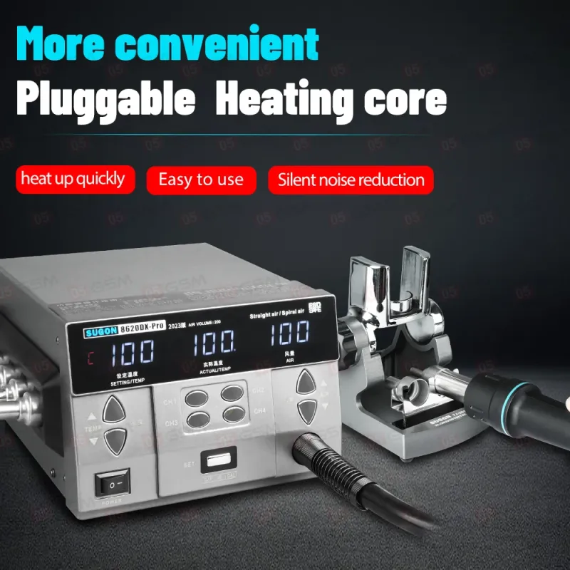Термовоздушный фен Sugon 8620-DX Pro (Паяльная станция) фото в интернет-магазине 05gsm.ru