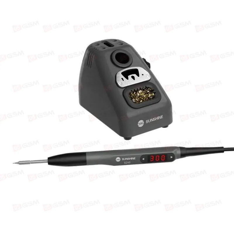 Паяльник портативный с держателем Sunshine S245 (1 жало C245; неавтономный) фото в интернет-магазине 05gsm.ru