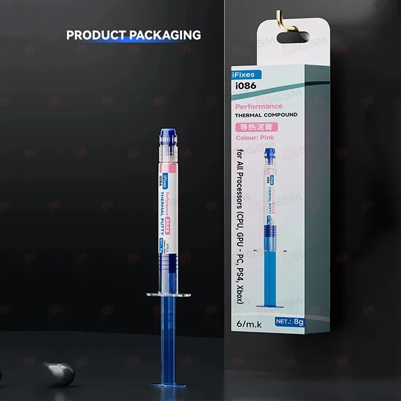 Термопаста iFixes i086 (Розовая; 8 г) фото в интернет-магазине 05gsm.ru