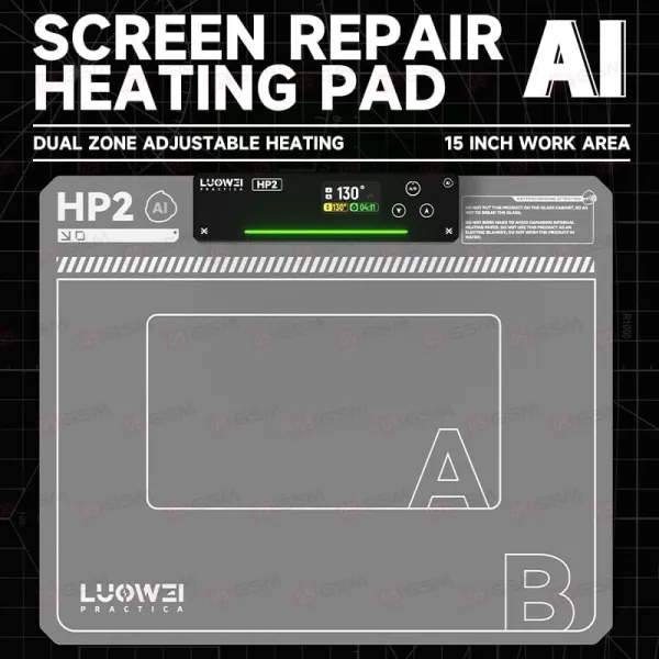 Монтажный коврик с подогревом Luowei LW-HP2 AI фото в интернет-магазине 05gsm.ru