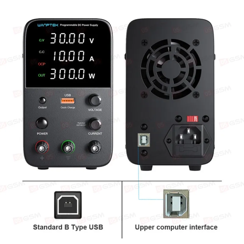 Блок питания Wanptek 3010 (Импульсный; 30 В; 10 А) фото в интернет-магазине 05gsm.ru