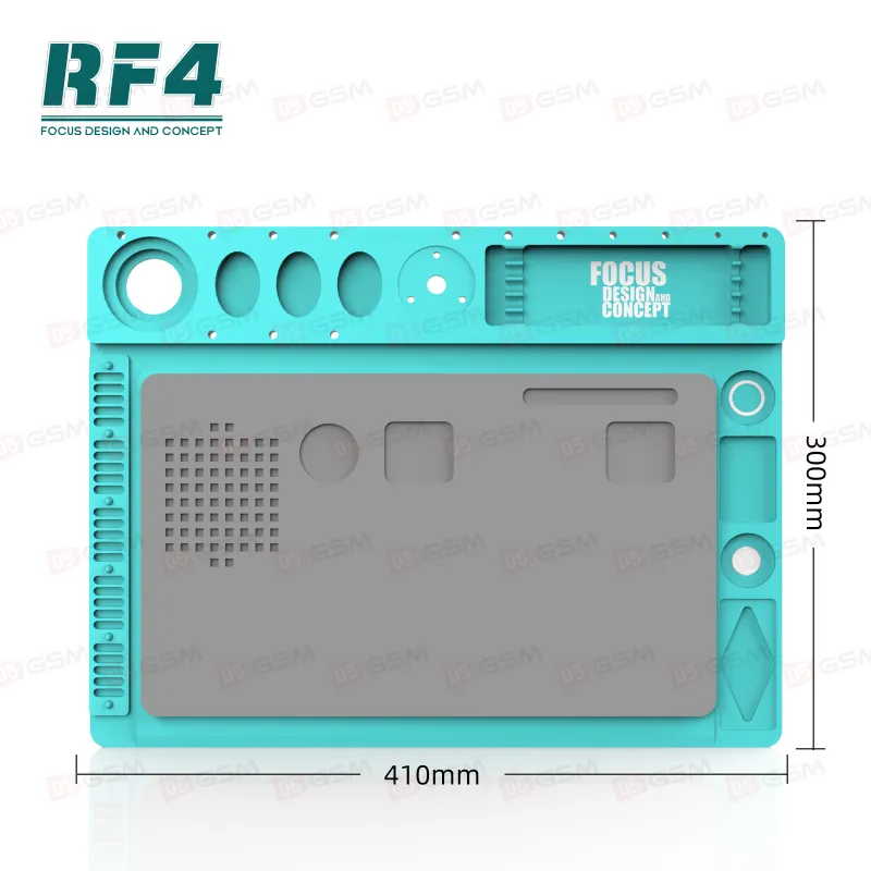 Микроскоп тринокулярный RF4 RF-6565PROD2 с подсветкой (6.5-65X; бирюзовый) фото в интернет-магазине 05gsm.ru