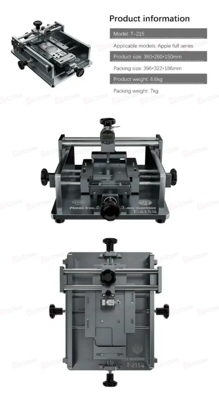 Аппарат для выравнивания корпуса TBK T-215 фото в интернет-магазине 05gsm.ru