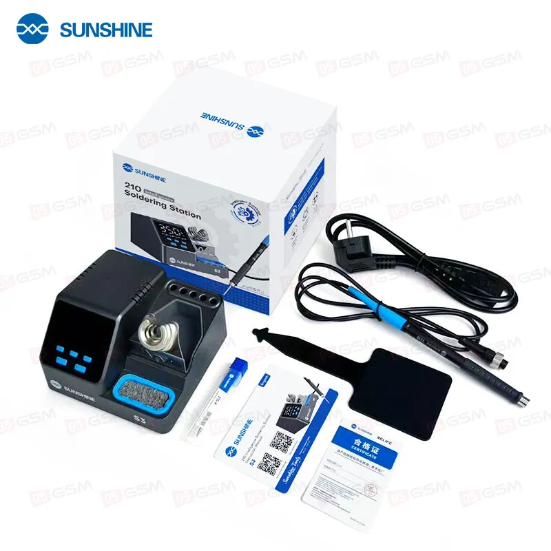 Паяльная станция Sunshine S3 (Ручка 210 и 1 жало) фото в интернет-магазине 05gsm.ru