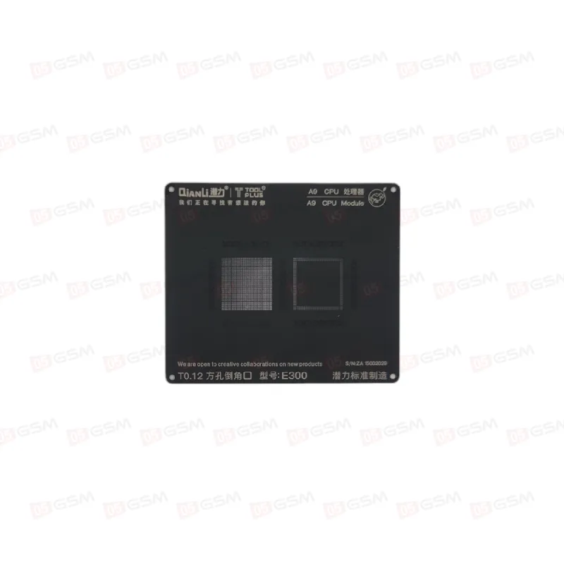 Трафарет для BGA Qianli E300 CPU A9  iPhone 6S фото в интернет-магазине 05gsm.ru
