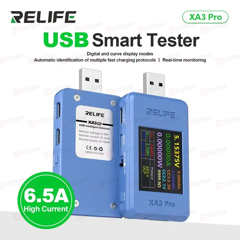 Тестер USB Relife XA3 Pro фото в интернет-магазине 05gsm.ru