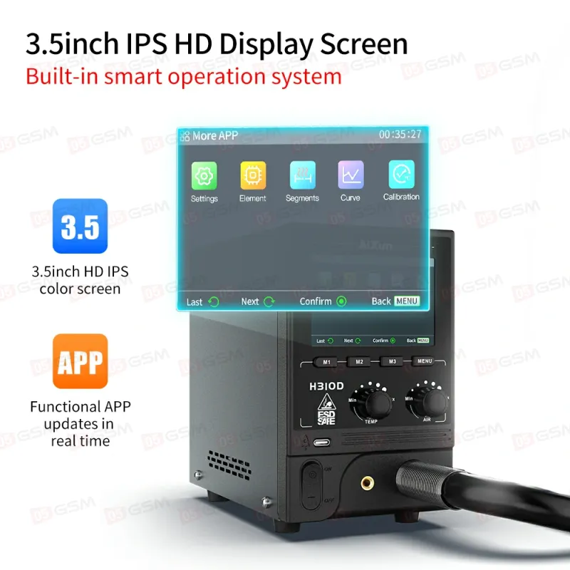 Термовоздушный фен Aixun H310D (Паяльная станция) фото в интернет-магазине 05gsm.ru