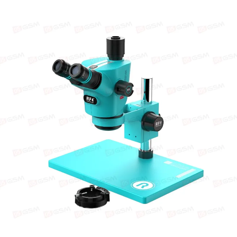 Микроскоп тринокулярный RF4 CX71R (6.5-65X; бирюзовый) фото в интернет-магазине 05gsm.ru