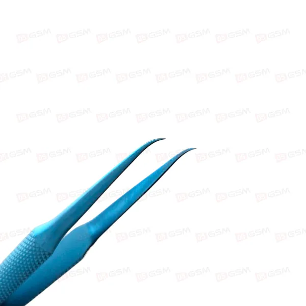 Пинцет изогнутый LiuTool BT-15 (Синий) фото в интернет-магазине 05gsm.ru