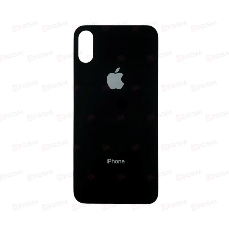 Крышка iPhone X с широким вырезом (Space gray/Черный) фото в интернет-магазине 05gsm.ru