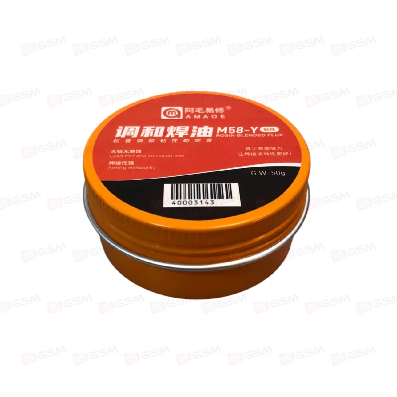 Флюс в банке Amaoe M58-Y (50 г) фото в интернет-магазине 05gsm.ru