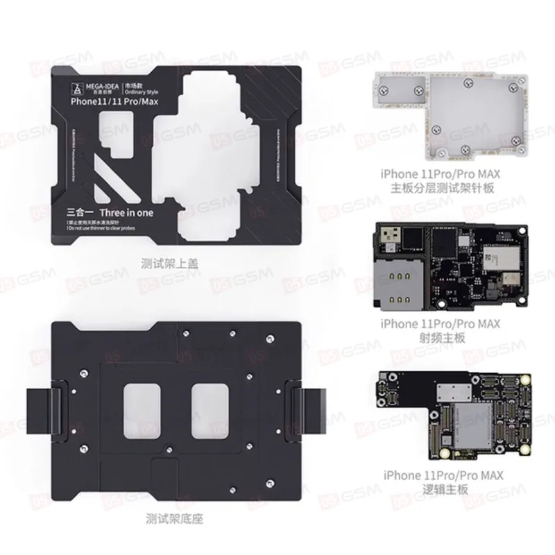 Колодка для теста платы iPhone 11 Series (Mega-Idea iSocket 11) фото в интернет-магазине 05gsm.ru
