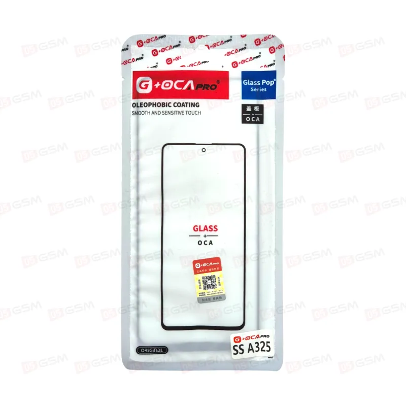 Стекло + OCA (G+OCA) Samsung A325 черный  фото в интернет-магазине 05gsm.ru