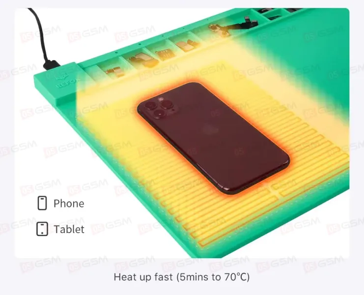 Монтажный коврик с подогревом Refox ProMat RS30 (Синий) фото в интернет-магазине 05gsm.ru