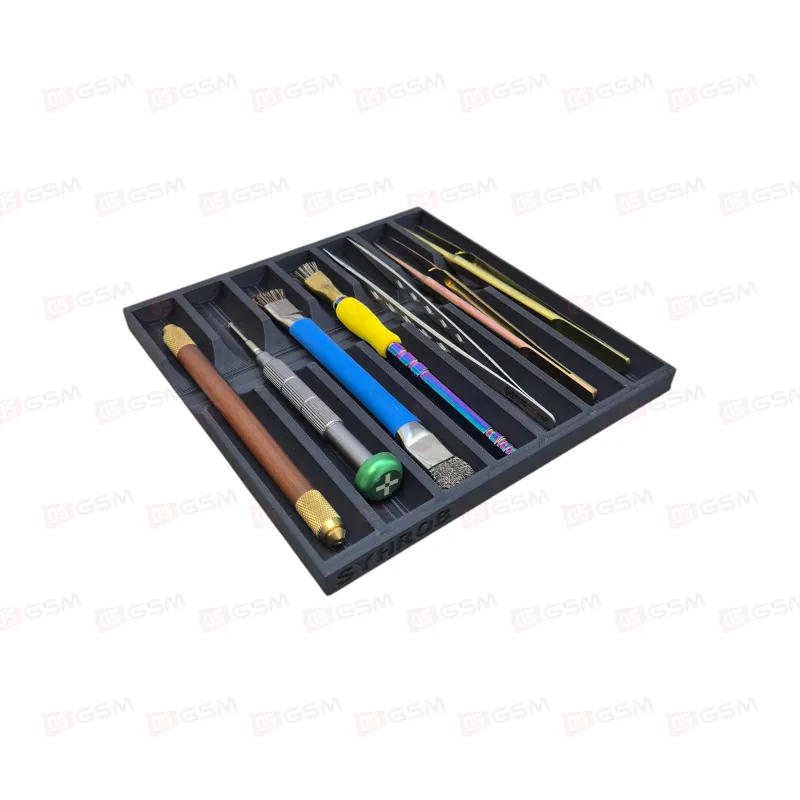 Лоток средний для инструментов SYH-009 (Черный; 7 отсеков) фото в интернет-магазине 05gsm.ru