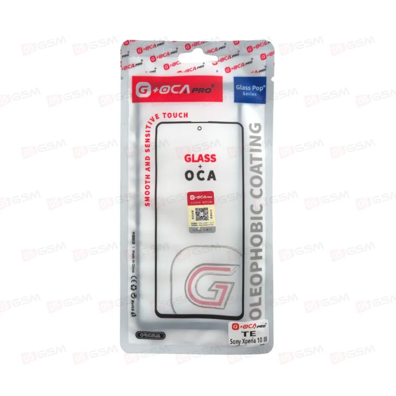 Стекло + OCA (G+OCA) Sony Xperia 10 III фото в интернет-магазине 05gsm.ru