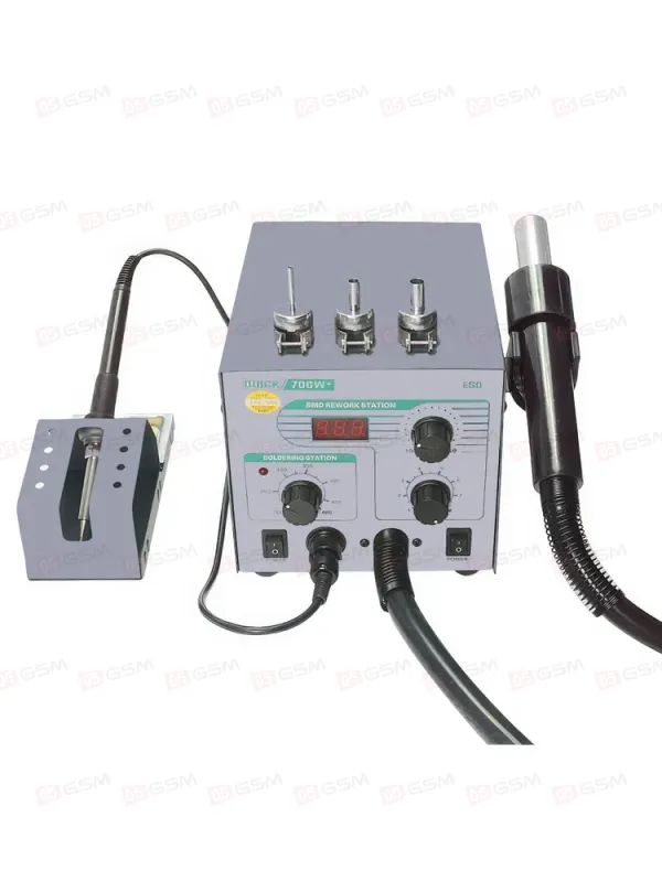 Паяльная станция с термофеном Quick 706W+ фото в интернет-магазине 05gsm.ru