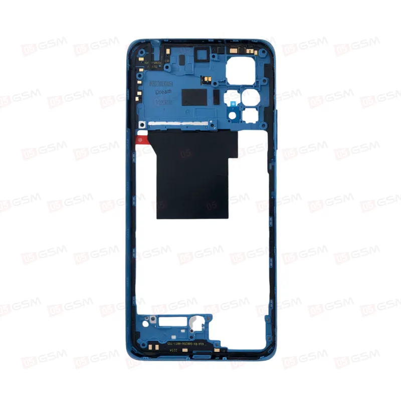 Корпус (средняя часть) Redmi Note 12 Pro голубой (Blue) фото в интернет-магазине 05gsm.ru