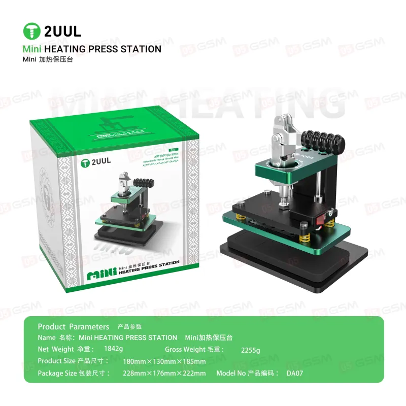 Пресс для телефона с подогревом 2UUL DA07 Mini Press фото в интернет-магазине 05gsm.ru