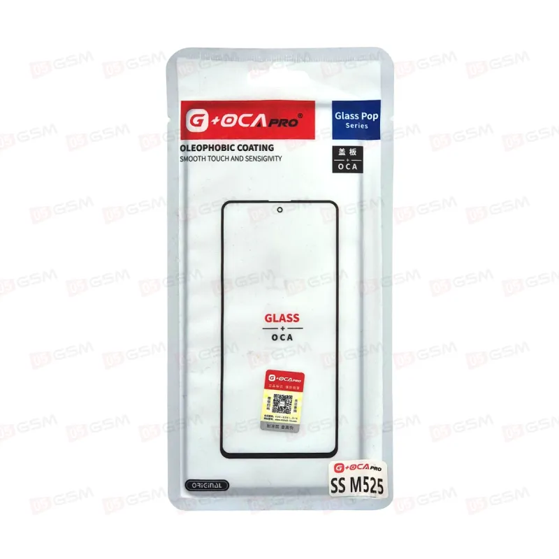 Стекло + OCA (G+OCA) Samsung M525 черный  фото в интернет-магазине 05gsm.ru