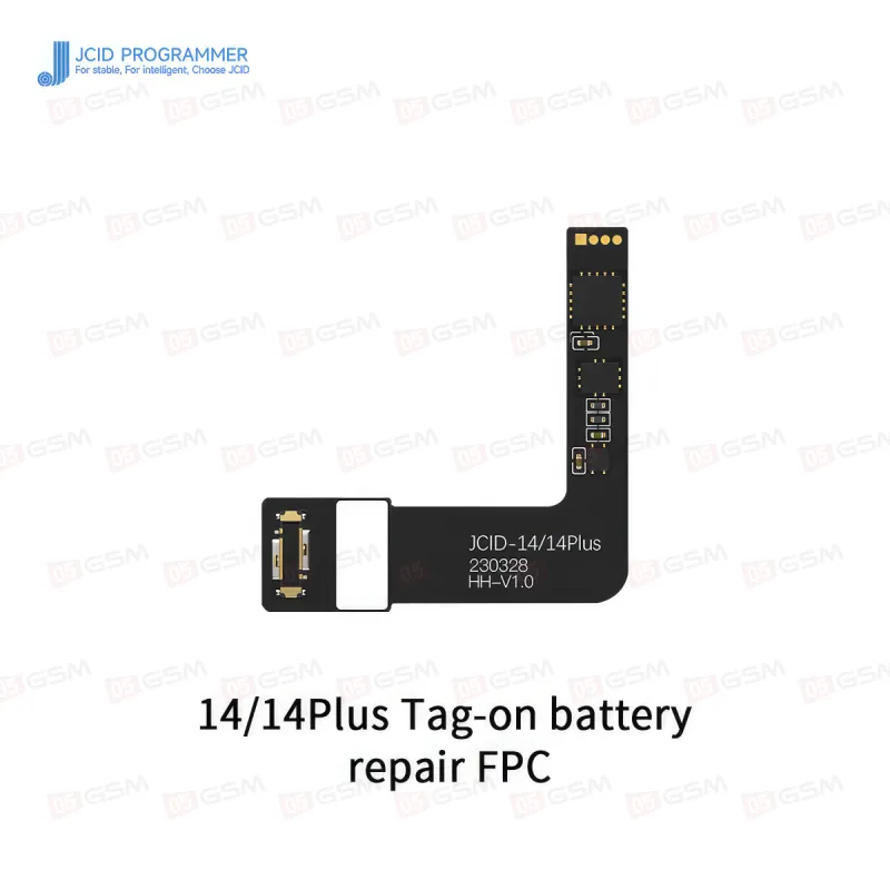 Шлейф для ремонта аккумулятора на iPhone 14/14 Plus (JCID-14/14+ Battery Repair Tag-On) фото в интернет-магазине 05gsm.ru