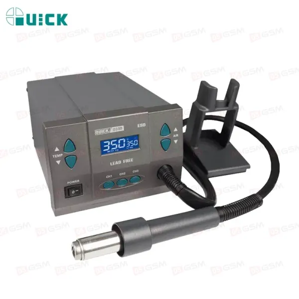 Термовоздушный фен Quick 881D (Паяльная станция) фото в интернет-магазине 05gsm.ru